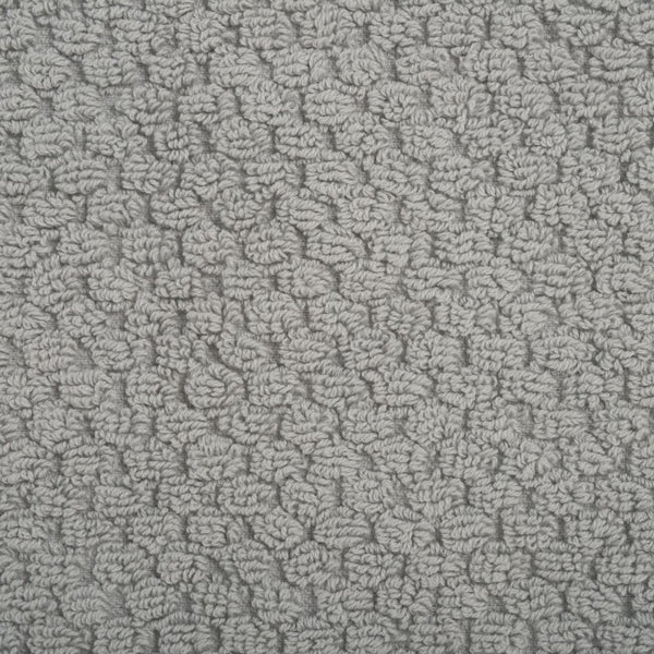 Safavieh Chelsea, 8 Piece Cotton Towel Set with Popcorn Weave Texture for a Plush Spa Bath Gray TWL1870B