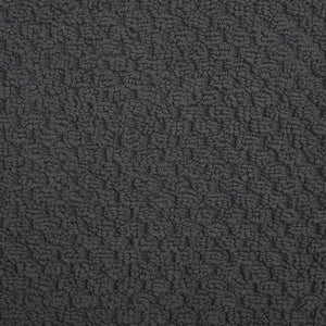Safavieh Chelsea, 8 Piece Cotton Towel Set with Popcorn Weave Texture for a Plush Spa Bath Dark Gray TWL1870C