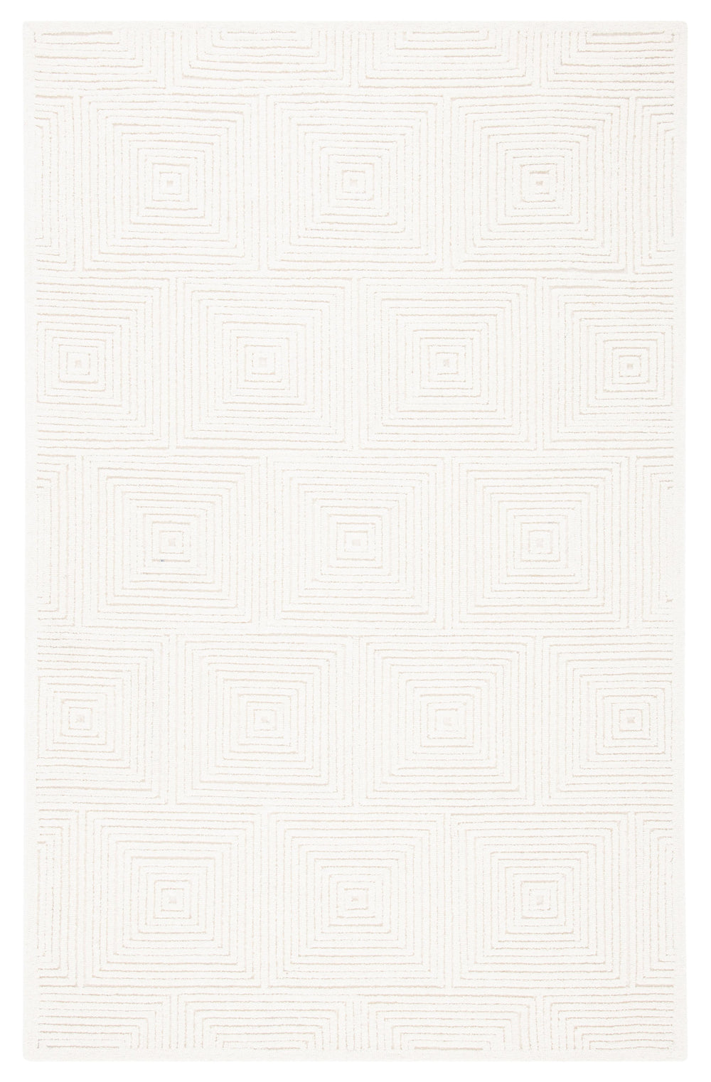 Safavieh Textural Elegant Wool And Cotton Rug For Cozy Spaces - Stylish, Durable, And Versatile Design Ivory 80% Wool And 20% Cotton Txt102a-216