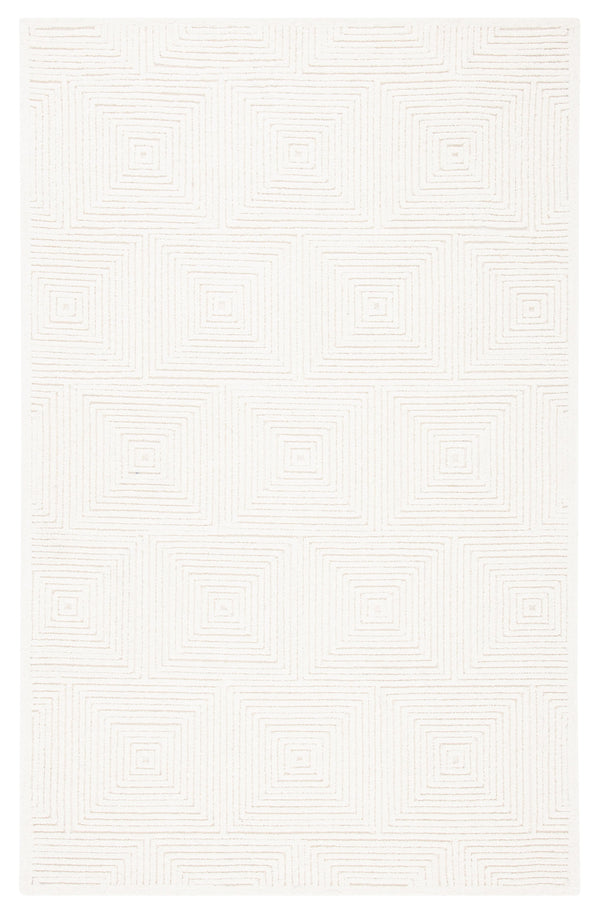 Safavieh Textural Elegant Wool And Cotton Rug For Cozy Spaces - Stylish, Durable, And Versatile Design Ivory 80% Wool And 20% Cotton Txt102a-216