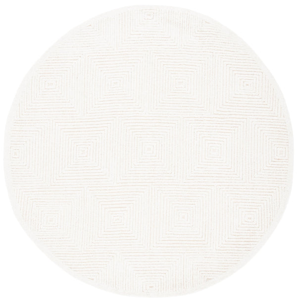 Safavieh Textural Elegant Wool And Cotton Rug For Cozy Spaces - Stylish, Durable, And Versatile Design Ivory 80% Wool And 20% Cotton Txt102a-216