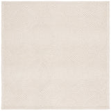 Safavieh Textural 104 Hand Tufted Modern Rug Ivory 6' x 6' Square