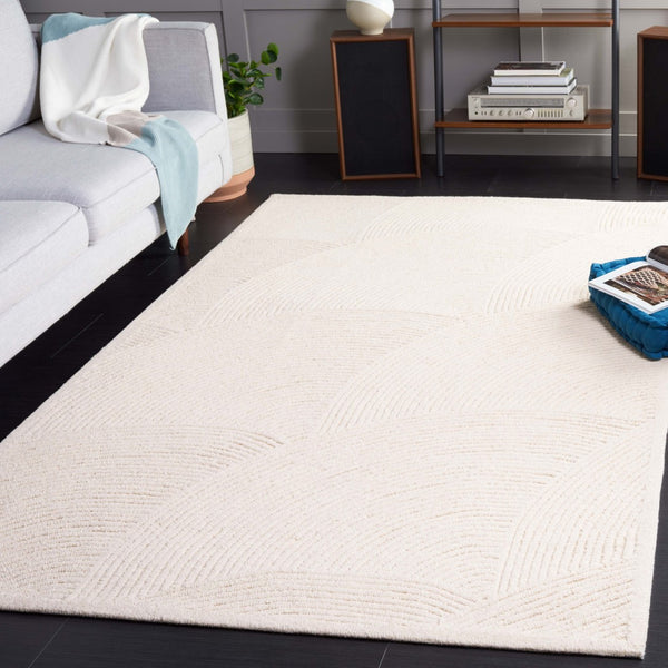 Safavieh Textural 105 Hand Tufted Modern Rug Ivory 5' x 8'