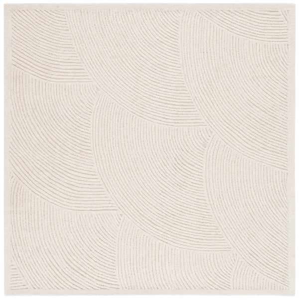 Safavieh Textural Hand-tufted Modern Rug - Luxurious Wool & Cotton Blend, Chic Design For Elegant Interiors Ivory Wool Pile Txt105a-26