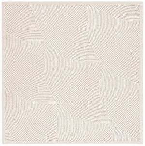 Safavieh Textural 105 Hand Tufted Modern Rug Ivory 6' x 6' Square