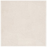 Safavieh Textural 105 Hand Tufted Modern Rug Ivory 6' x 6' Square