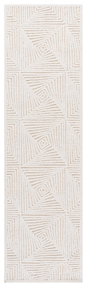 Safavieh Textural Area Rug - Hand Tufted Wool & Cotton Blend, Modern Minimalist Design For Elegant Interiors Ivory 80% Wool,20% Cotton Txt108a-5