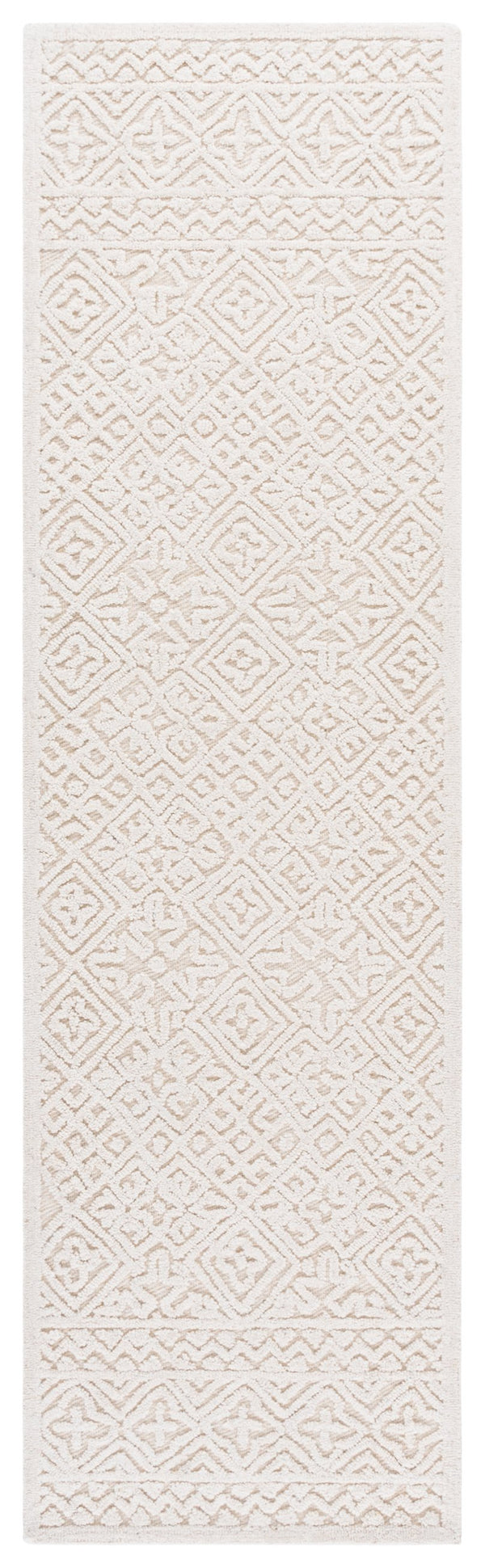 Safavieh Textural Elegant Hand-tufted Area Rug - Modern Runner For Hallways, Timeless Home Décor Accent Ivory 80% Wool,20% Cotton Txt109a-28