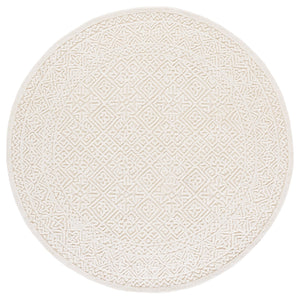 Safavieh Textural Elegant Hand-tufted Area Rug - Modern Runner For Hallways, Timeless Home Décor Accent Ivory 80% Wool,20% Cotton Txt109a-6r