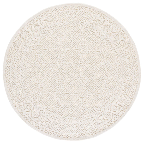 Safavieh Textural Elegant Hand-tufted Area Rug - Modern Runner For Hallways, Timeless Home Décor Accent Ivory 80% Wool,20% Cotton Txt109a-6r