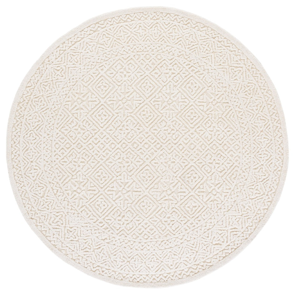 Safavieh Textural Area Rug - Hand-tufted Elegance To Enhance Your Living Space With Modern Style And Comfort Ivory 80% Wool,20% Cotton Txt109a-6