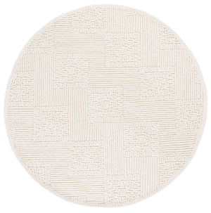 Safavieh Textural Elegant Runner Rug - Hand-tufted Wool & Cotton For Modern Style, Perfect For Hallways Ivory 80% Wool,20% Cotton Txt110a-6r