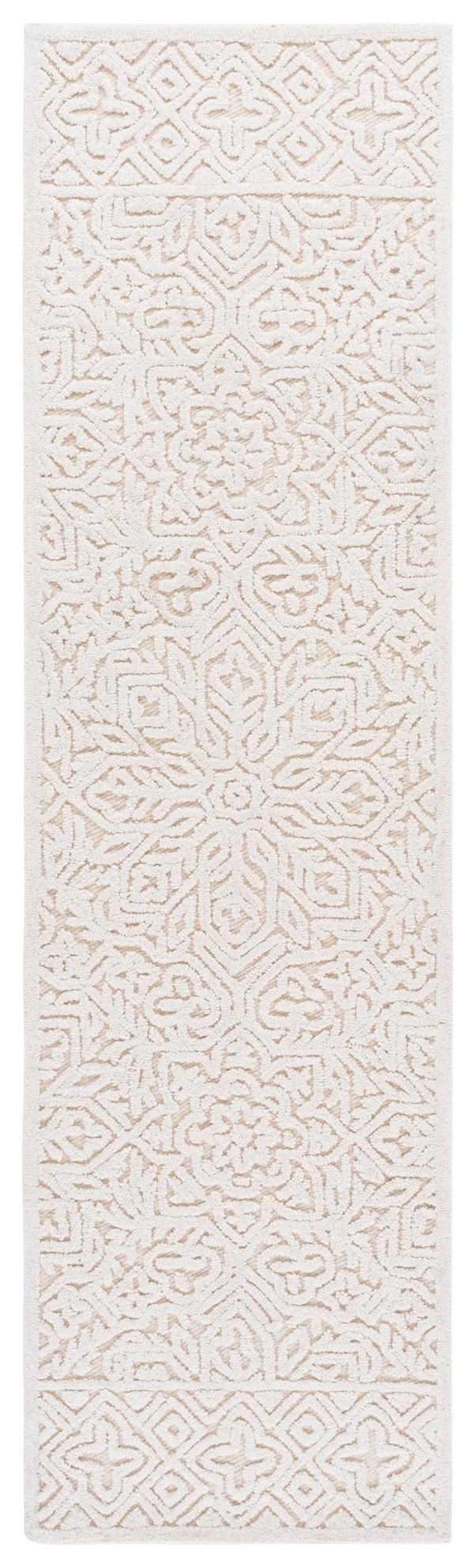 Safavieh Textural Modern Runner Rug - Handcrafted Wool & Cotton Blend For Elegant Home Decor & Hallways Ivory 80% Wool,20% Cotton Txt111a-28