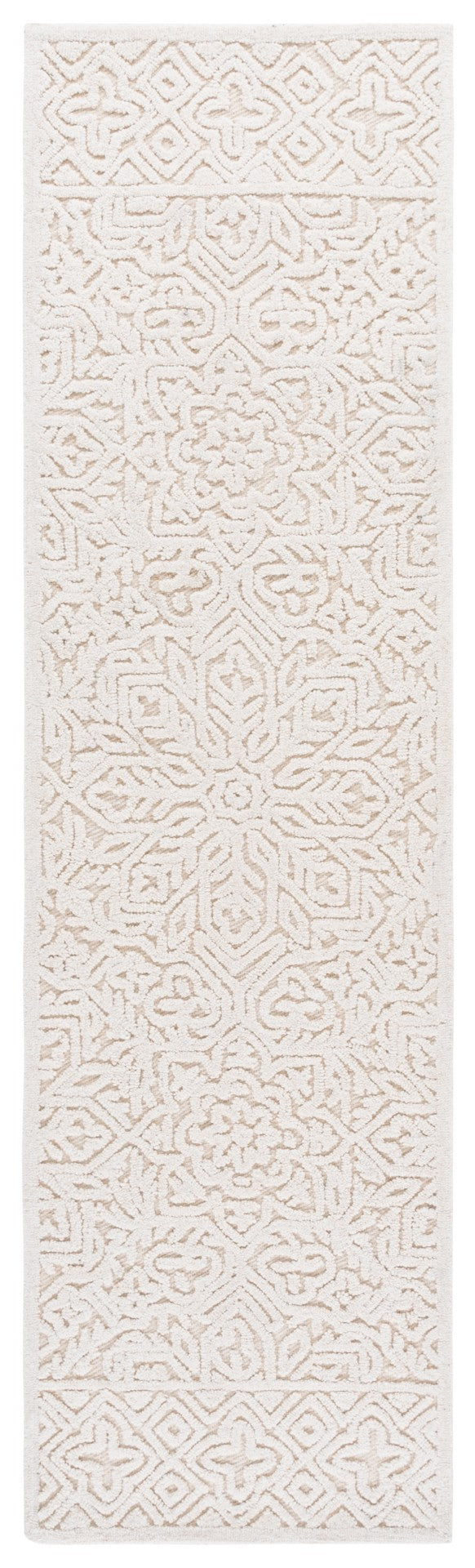 Safavieh Textural Elegant Area Rug - Hand Tufted Artisan Design In Soft Wool & Cotton For Modern Spaces Ivory 80% Wool,20% Cotton Txt111a-5