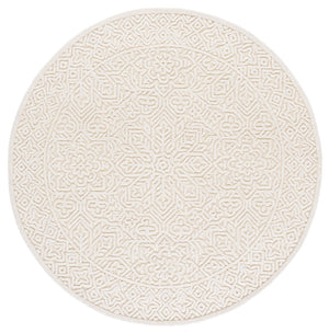 Safavieh Textural Elegant Area Rug - Hand Tufted Artisan Design In Soft Wool & Cotton For Modern Spaces Ivory 80% Wool,20% Cotton Txt111a-5