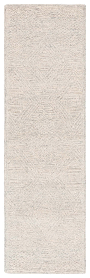 Safavieh Textural 301 Hand Tufted Contemporary Rug Grey / Ivory 2'-3" x 8'