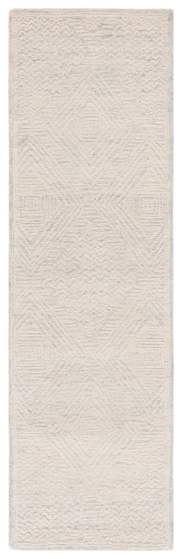 Safavieh Textural 301 Hand Tufted Contemporary Rug Grey / Ivory 2'-3" x 8'