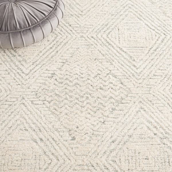Safavieh Textural 301 Hand Tufted Contemporary Rug Grey / Ivory 5' x 8'