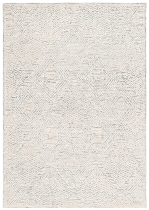 Safavieh Textural 301 Hand Tufted Contemporary Rug Grey / Ivory 5' x 8'