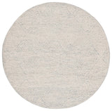 Safavieh Textural 301 Hand Tufted Contemporary Rug Grey / Ivory 6' x 6' Round