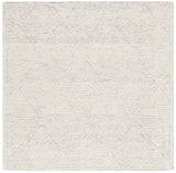 Safavieh Textural 301 Hand Tufted Contemporary Rug Grey / Ivory 6' x 6' Square