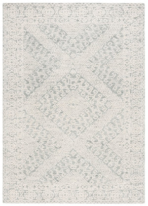 Safavieh Textural 302 Hand Tufted Contemporary Rug Sage / Ivory 5' x 8'