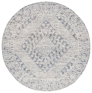 Safavieh Textural 302 Hand Tufted Contemporary Rug Sage / Ivory 6' x 6' Round