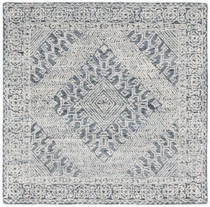 Safavieh Textural 302 Hand Tufted Contemporary Rug Sage / Ivory 6' x 6' Square