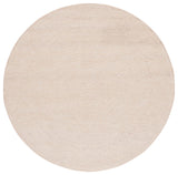 Safavieh Textural 303 Hand Tufted Contemporary Rug Beige / Blush 6' x 6' Round