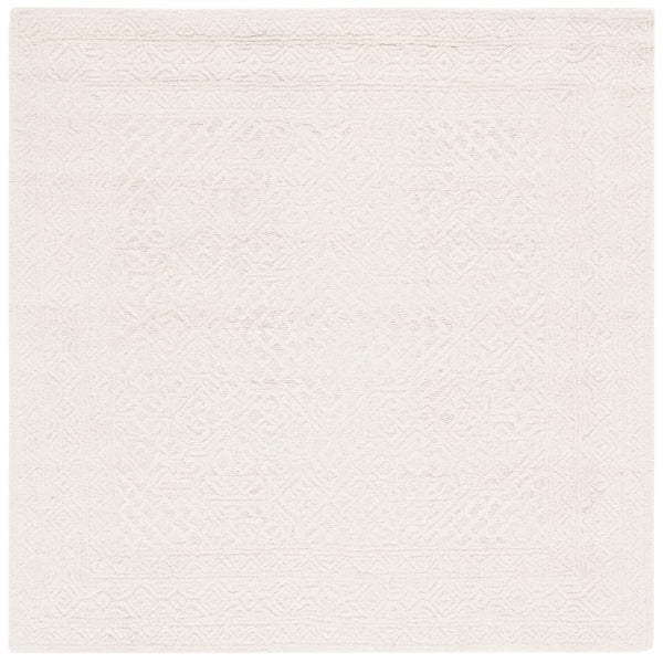 Safavieh Textural 304 Hand Tufted Contemporary Rug Ivory 6' x 6' Square