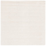 Safavieh Textural 304 Hand Tufted Contemporary Rug Ivory 6' x 6' Square