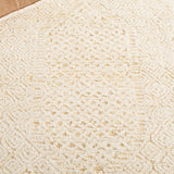 Safavieh Textural 305 Hand Tufted Contemporary Rug Gold / Ivory 5' x 8'