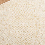 Safavieh Textural 305 Hand Tufted Contemporary Rug Gold / Ivory 8' x 10'