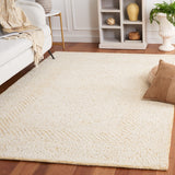 Safavieh Textural 305 Hand Tufted Contemporary Rug Gold / Ivory 8' x 10'