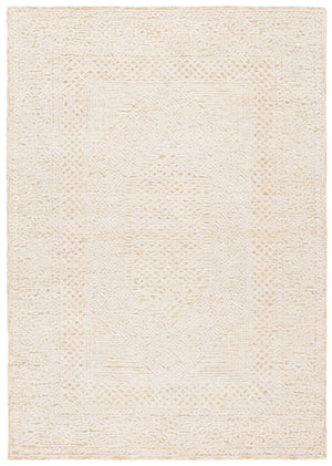 Safavieh Textural 305 Hand Tufted Contemporary Rug Gold / Ivory 8' x 10'