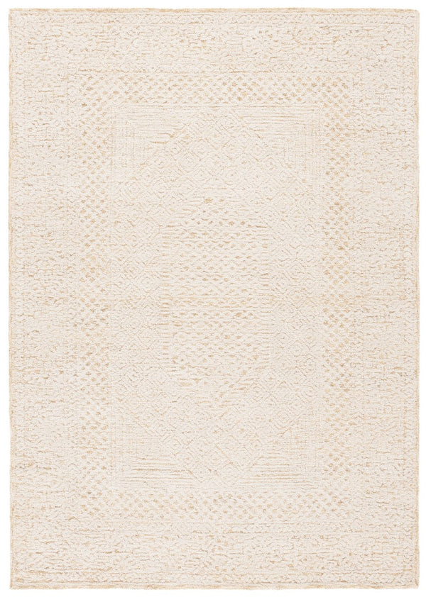 Safavieh Textural 305 Hand Tufted Contemporary Rug Gold / Ivory 8' x 10'