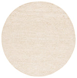 Safavieh Textural 305 Hand Tufted Contemporary Rug Gold / Ivory 6' x 6' Round