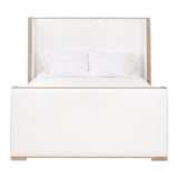 Essentials for Living Tailor Shelter Standard King Bed LiveSmart Peyton-Pearl, Natural Gray Oak