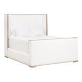 Essentials for Living Tailor Shelter Standard King Bed LiveSmart Peyton-Pearl, Natural Gray Oak