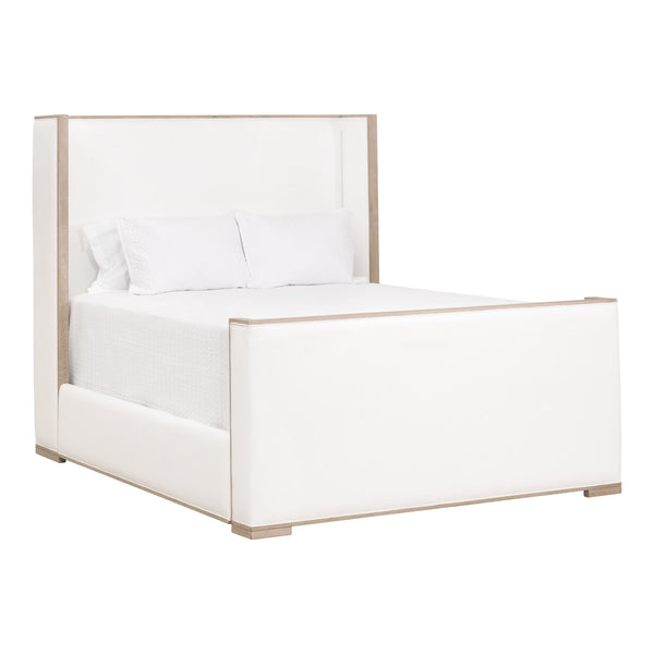 Essentials for Living Tailor Shelter Cal King Bed LiveSmart Peyton-Pearl, Natural Gray Oak