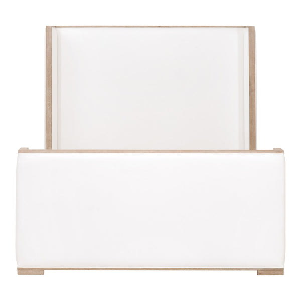 Essentials for Living Tailor Shelter Standard King Bed LiveSmart Peyton-Pearl, Natural Gray Oak