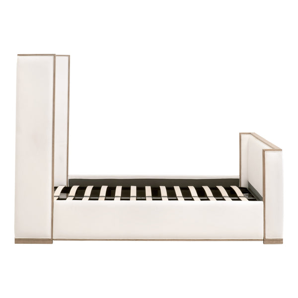 Essentials for Living Tailor Shelter Cal King Bed LiveSmart Peyton-Pearl, Natural Gray Oak