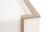 Essentials for Living Tailor Shelter Cal King Bed LiveSmart Peyton-Pearl, Natural Gray Oak