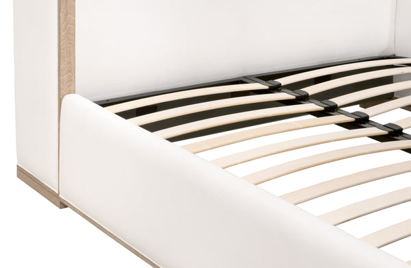 Essentials for Living Tailor Shelter Cal King Bed LiveSmart Peyton-Pearl, Natural Gray Oak