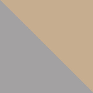 Manhattan Comfort Antibes 2.0 Modern Patio 4- Person Conversation Set with Coffee Table Tan and Grey OD-CV011-GY