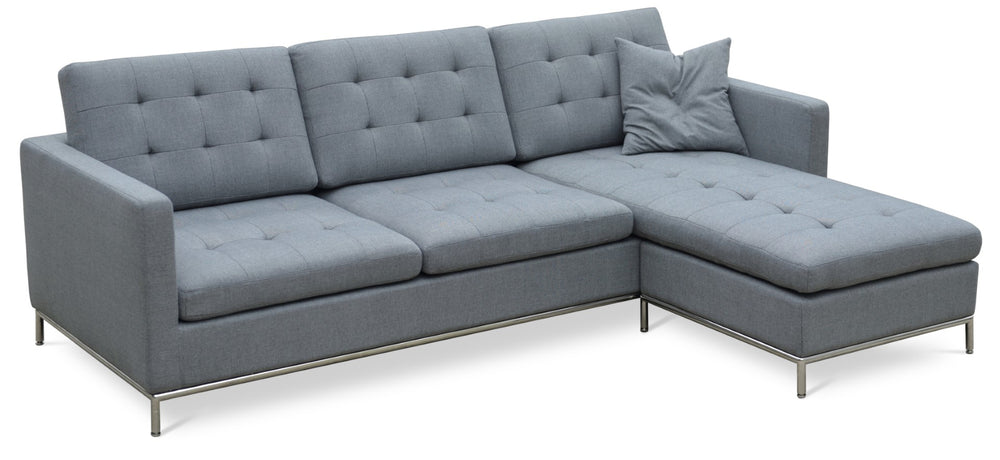 Soho Concept Seat: Taxim Convertible Sectional Sofa With Chaise - Modern Design & Ample Comfort For Living Spaces Stone Brick  Soho-concept-dining-chair-13576