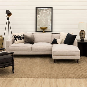 Karastan Rugs Bobby Berk by Karastan (Series 2) Terra Firma Machine Made Rayon/Viscose Transitional Area Rug Barley 8' x 10'