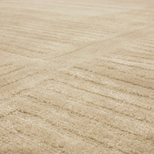 Karastan Rugs Bobby Berk by Karastan (Series 2) Terra Firma Machine Made Rayon/Viscose Transitional Area Rug Cream 9' x 12'