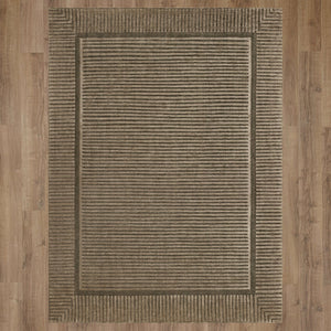 Karastan Rugs Bobby Berk by Karastan (Series 2) Terra Firma Machine Made Rayon/Viscose Transitional Area Rug Flint 9' x 12'