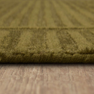 Karastan Rugs Bobby Berk by Karastan (Series 2) Terra Firma Machine Made Rayon/Viscose Traditional Area Rug Moss 9' x 12'